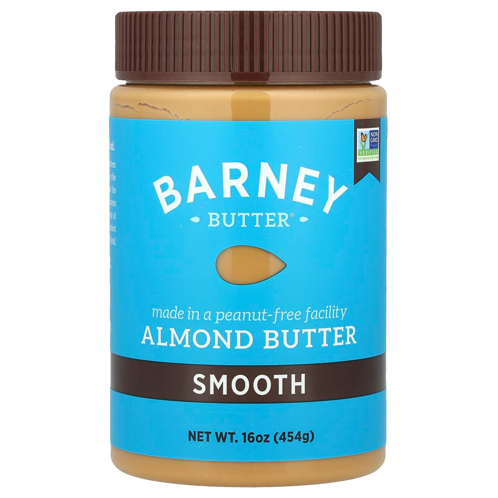 Barney Butter, Миндальное масло, однородное, 16 унций (454 г)