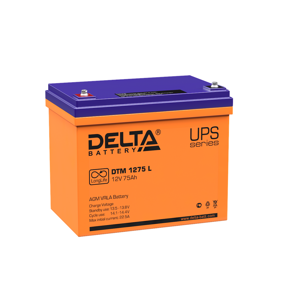 Аккумуляторные батареи DELTA DTM 1275 L