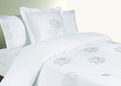 Наволочка 70х70 Bovi Пион белая Португалия