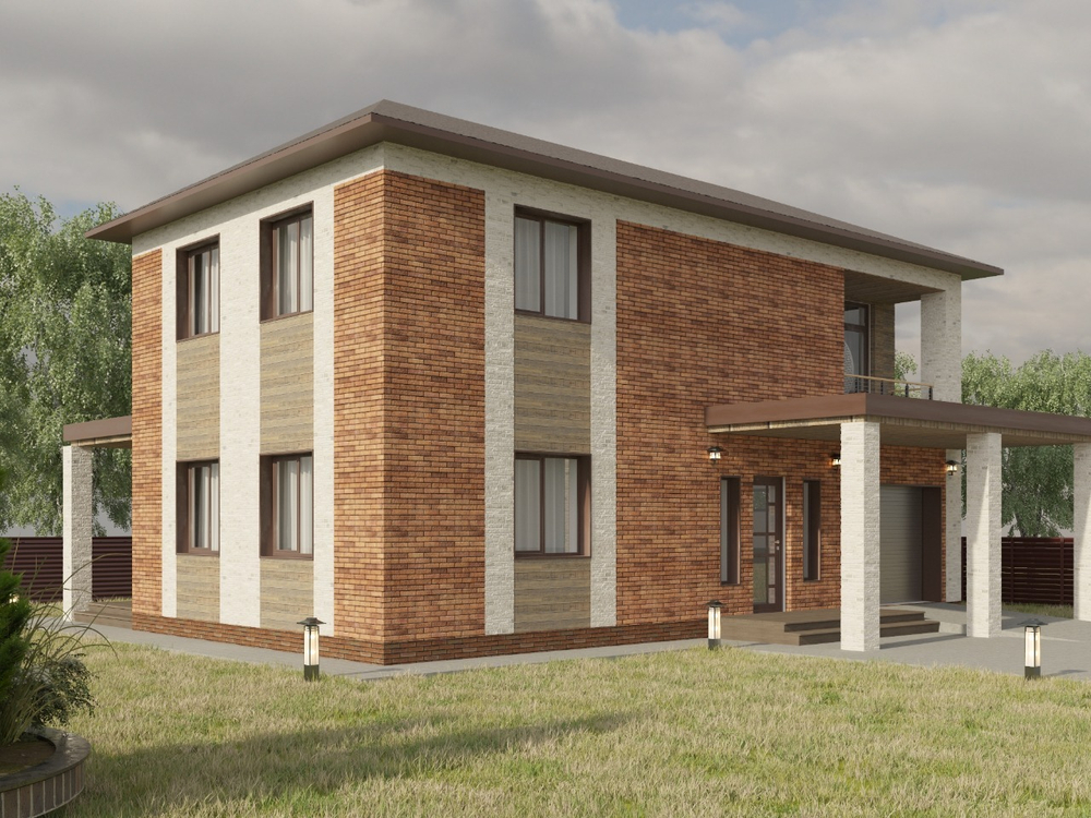 Облицовочный кирпич, коллекция Премиум, полный прокрас