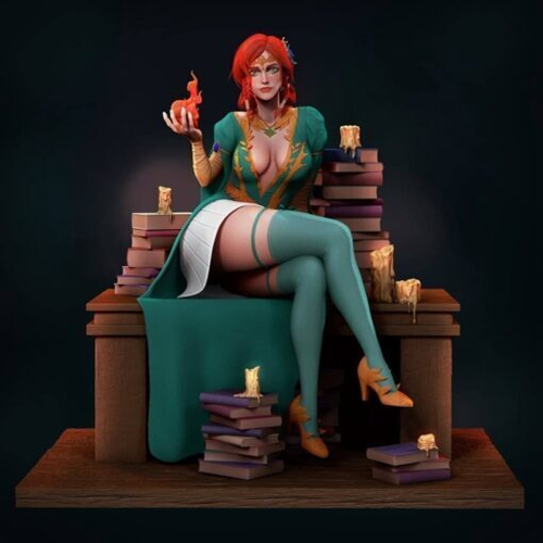 Triss Трисс Меригольд Ведьмак The Witcher Коллекционная Фигурка Аниме