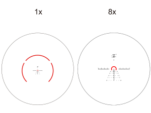 Прицел Vector Optics Constantine 1-8x24 RAR FFP, VCO-1 MIL (SCFF-60)