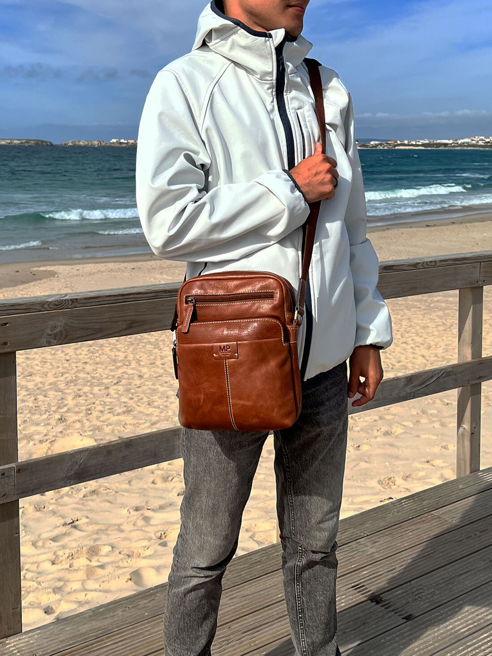 C240007 Camel - Сумка плечевая MP