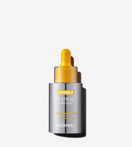 Лифтинг-ампула с пептидами и 20% Niacinamide MEDIPEEL Peptide 9 Vitanol Ampoule PRO 30 мл.