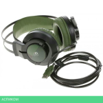 Наушники A4Tech Bloody J450 черный/зеленый