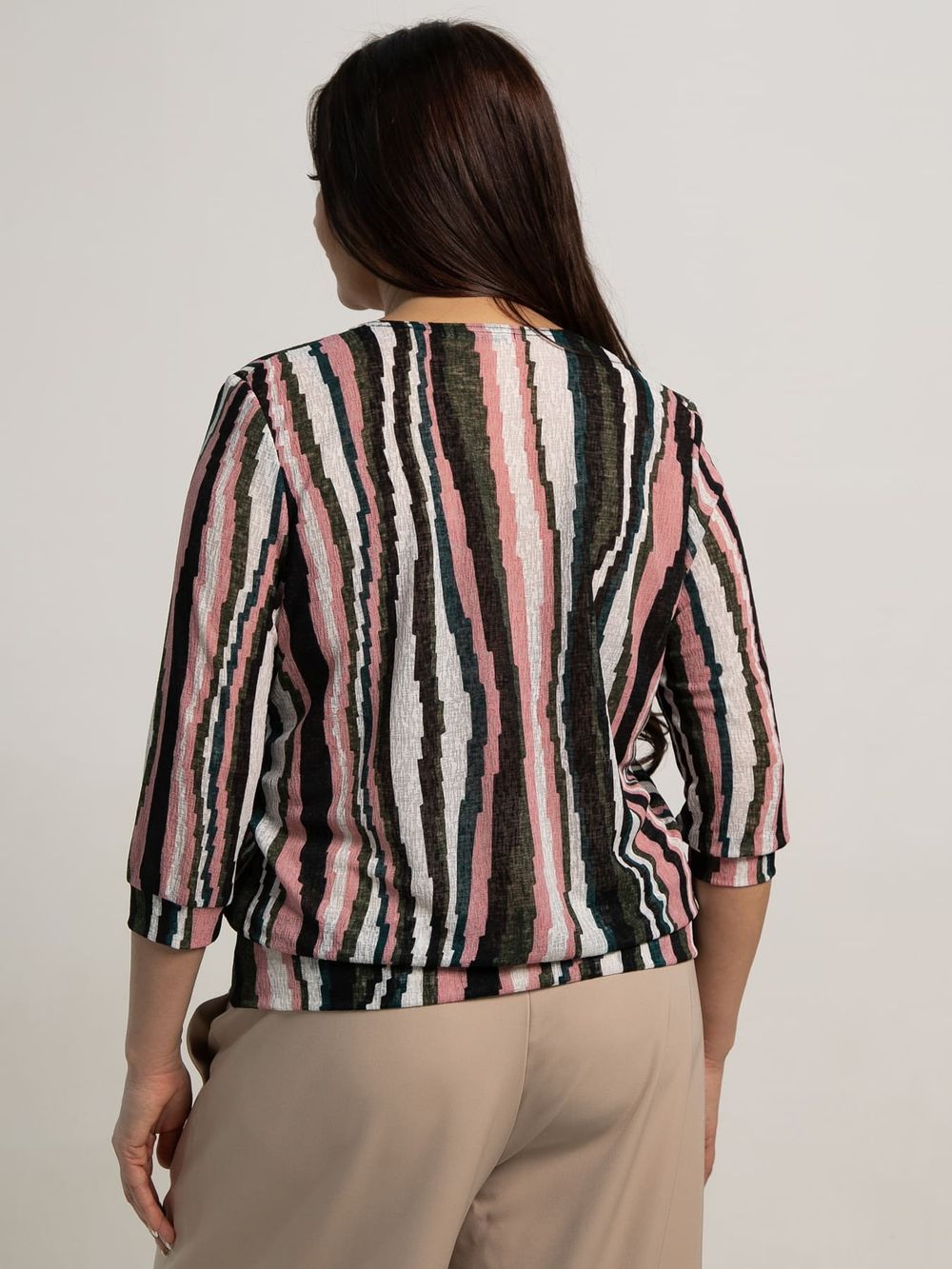 Блуза Люмия (разноцветная полоска) Б15329-3М LT Collection