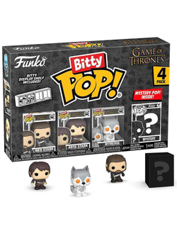 Фигурка Funko Bitty POP! Game of Thrones Ned Stark+Arya Stark+Nymeria+Mystery (1 of 4) 4PK 83649