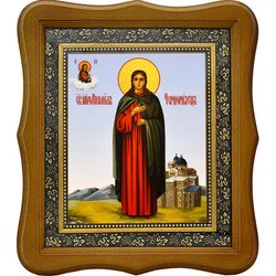 Михаил Савваит, Едесский, Черноризец Преподобномученик. Икона на холсте.