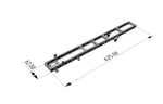 Extra long frame, for wheel formula 8x8 or 8x4. Length 625mm