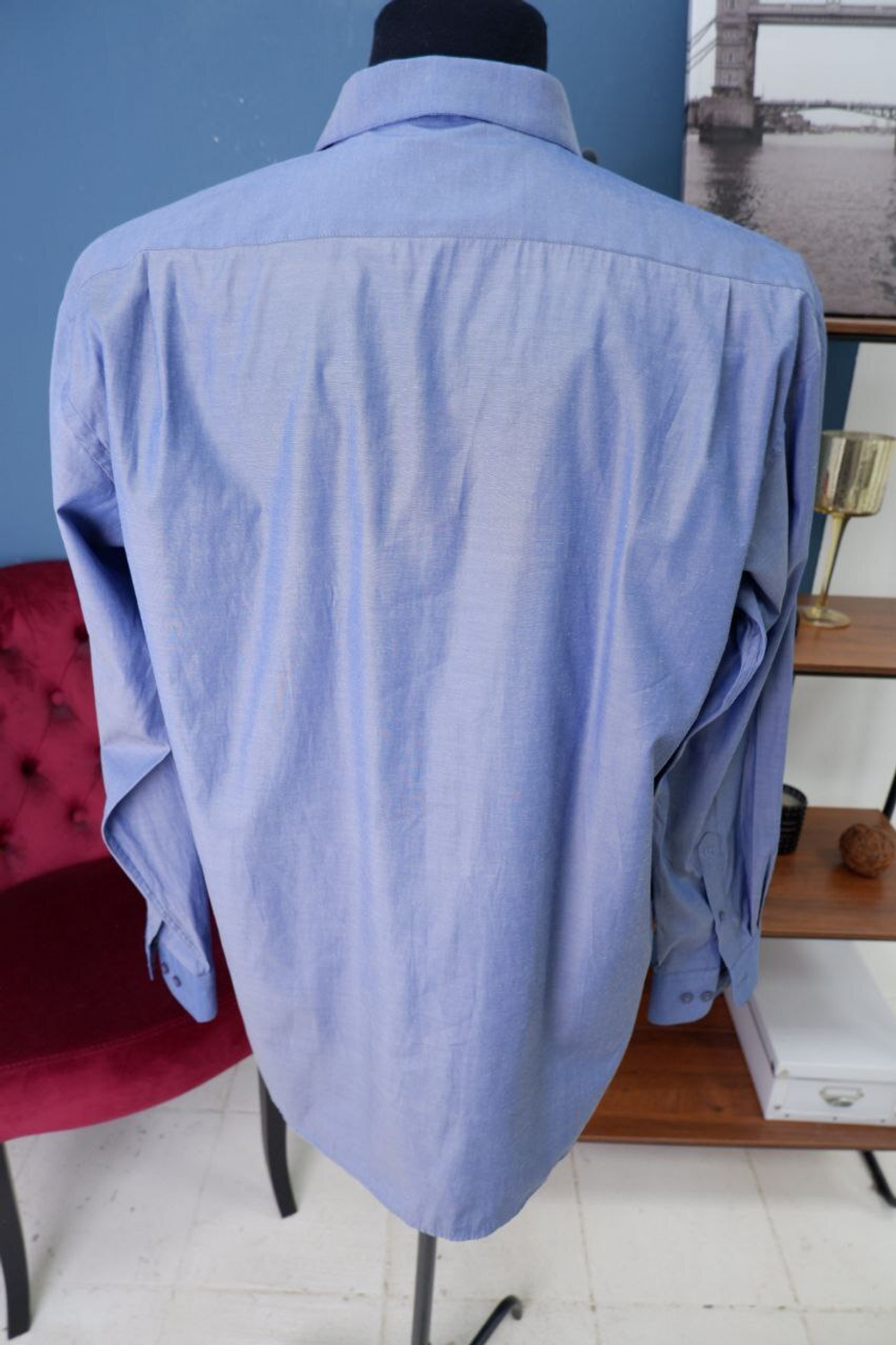 Рубашка Conti Uomo однотонная 42 размер