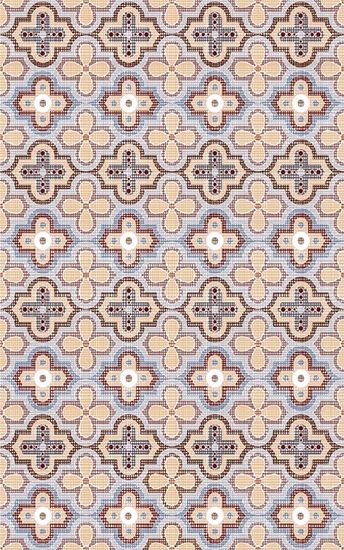 Плитка облиц ТРЕНД бежевый (крестик, беж, беж 2)400х250 (уп 16 шт, 1,6 кв.м.)