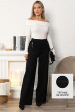 Брюки палаццо Адель (черные) Б14881-8М LT Collection