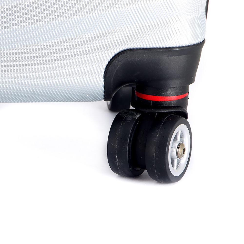 Чемодан Wenger Fribourg, серебристый, 45x27x66 см, 64 л