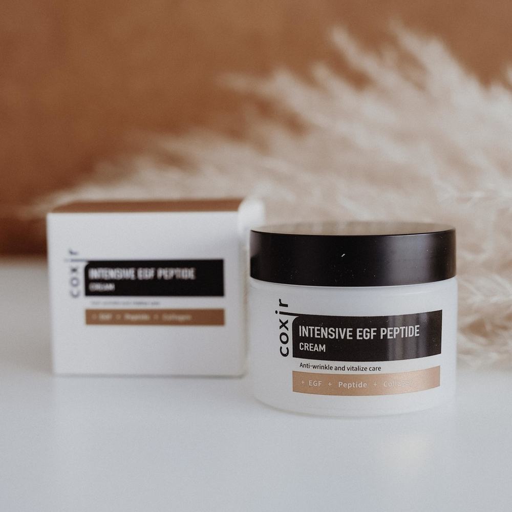 Coxir / Антивозрастной крем для лица с пептидами Корея Intensive EGF peptide cream, 50 мл