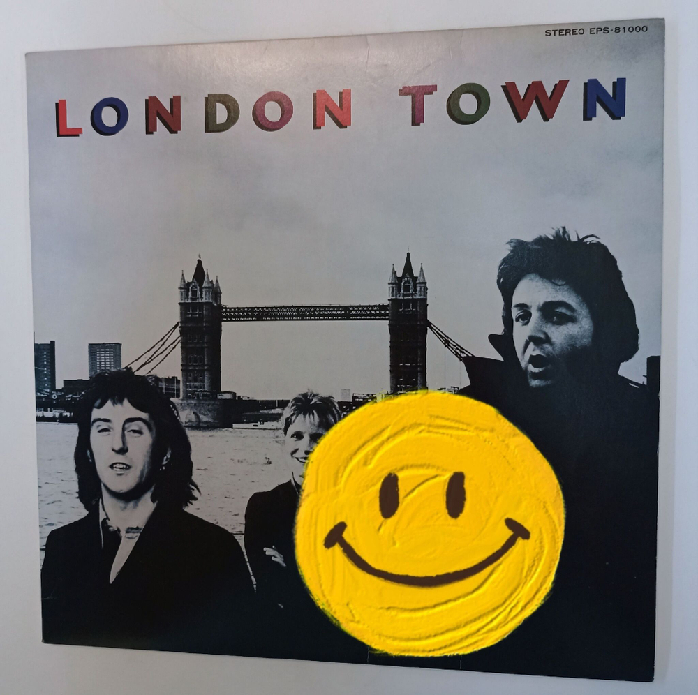 Винтажная виниловая пластинка LP Wings London Town (Japan 1978) (No Obi)