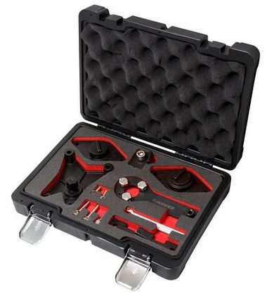 Набор фиксаторов для обслуживания двигателей группы Alfa Romeo Fiat Ford 12пр.(1.2 8V, 1.4 16V), в кейсе ''Pemium'' Forsage F-914G7D