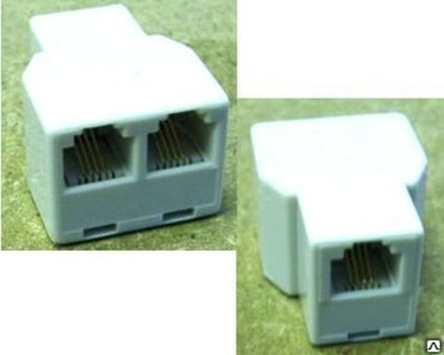 Разветвитель RJ-45 гн. на 2гн
