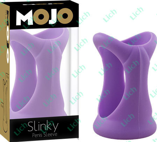 Насадка на фаллос силиконовая фиолетовая Molo Slinky