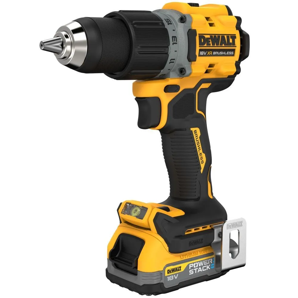 Аккумуляторная дрель-шуруповёрт 90Нм PowerStack DEWALT DCD800E1T