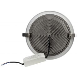 Светильник светодиодный встраиваемый Даунлайт ЭРА SDL-10-90-30K-W35 35Вт 3000K 3700Лм D225х65 5 лет гарантии | Downlight