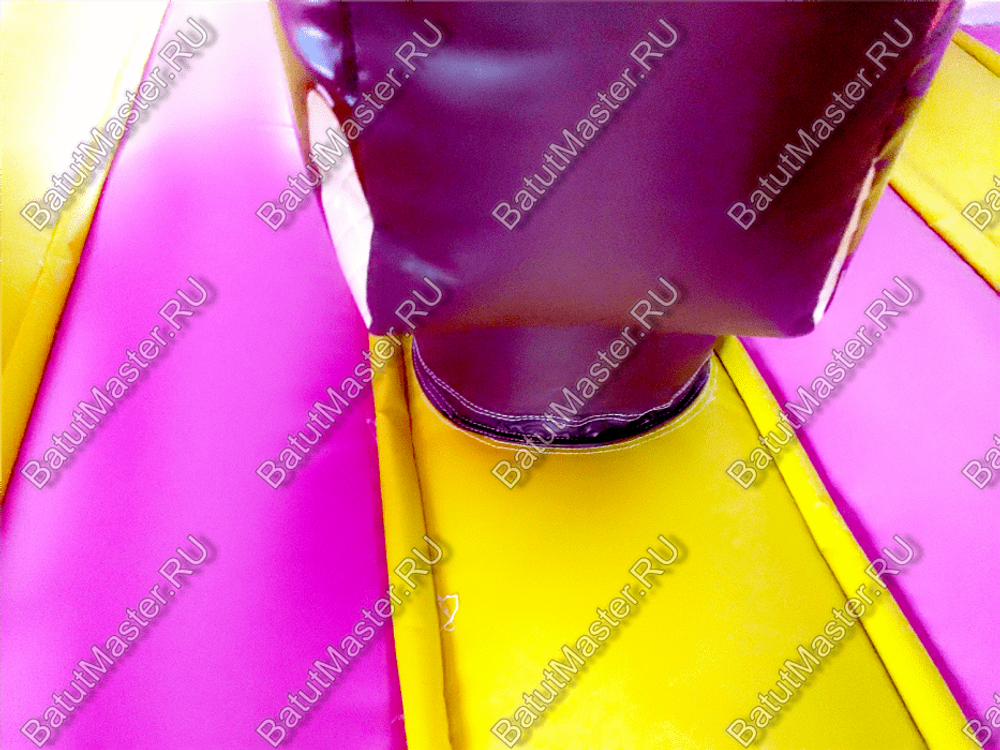 Коммерческий надувной батут "Мороженое розовое" 6*4*2,8 м