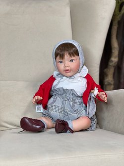 Кукла Nines 48см Guille мягконабивная в пакете (N4800K1)