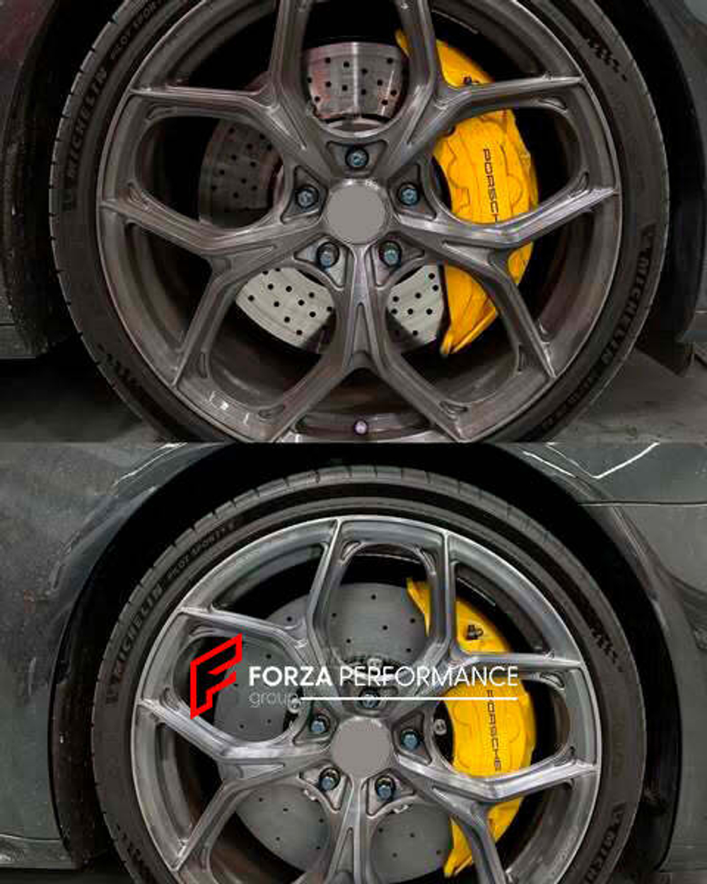 Карбон керамическая тормозная система для PORSCHE PANAMERA 971 2017 - 2024 Порше Тормоза Суппорт Тормозные диски Колодки