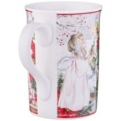 НАБОР КРУЖЕК LEFARD "CHRISTMAS" 2 ШТ. 320 МЛ ПУАНСЕТТИЯ (КОР=24ШТ.)