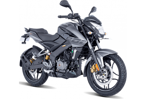 Мотоцикл Bajaj Pulsar NS200 серый
