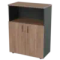 Шкаф средний широкий с нишей Prego office 800х420х1240 ПОШСШН