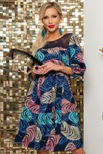 Платье "Омут красоты" (темно-синее) П4751 LT Collection (Акция)