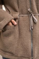 Пальто Альпака (бежевое) Б14139-7М LT Collection