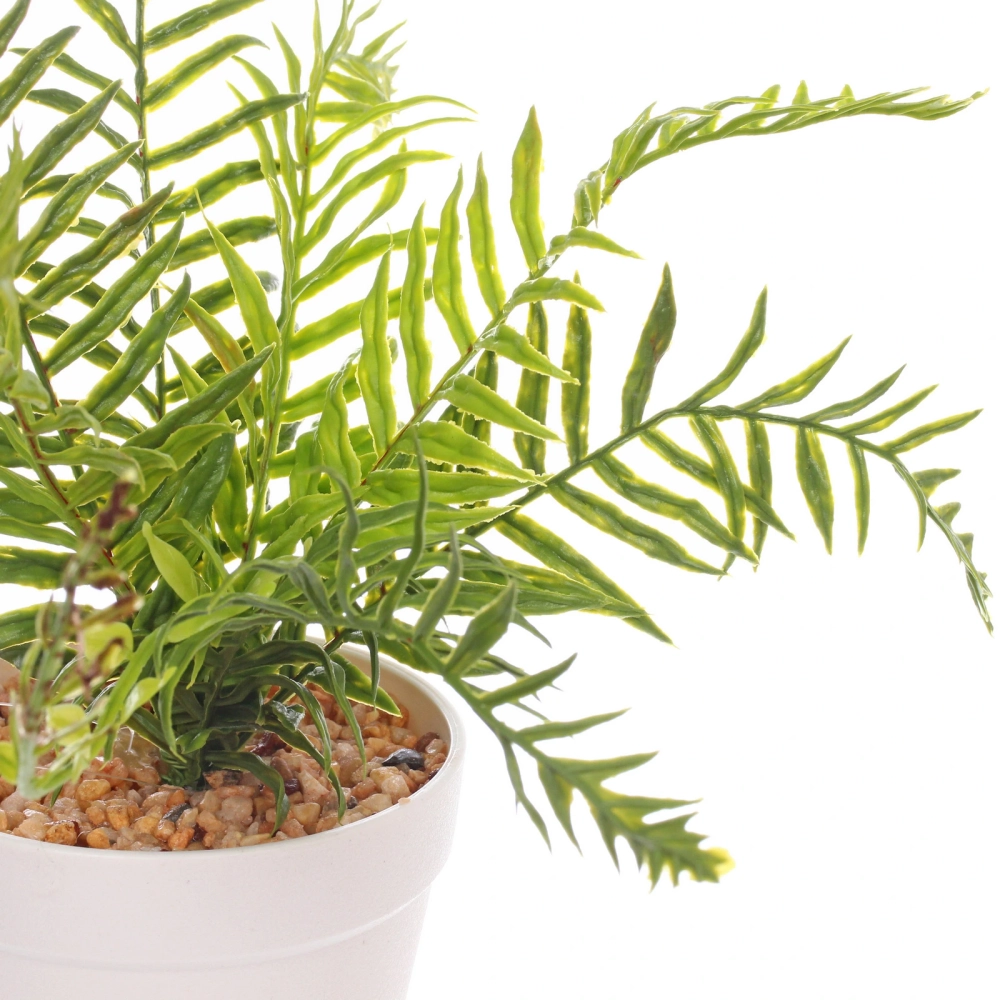 Цветок искусственный в горшке «Папоротник» 24см