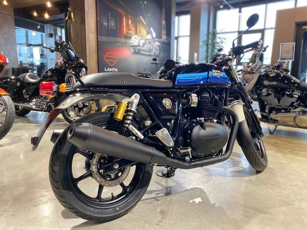 Royal Enfield Continental GT 650 Slipstream Blue (Black Alloy)