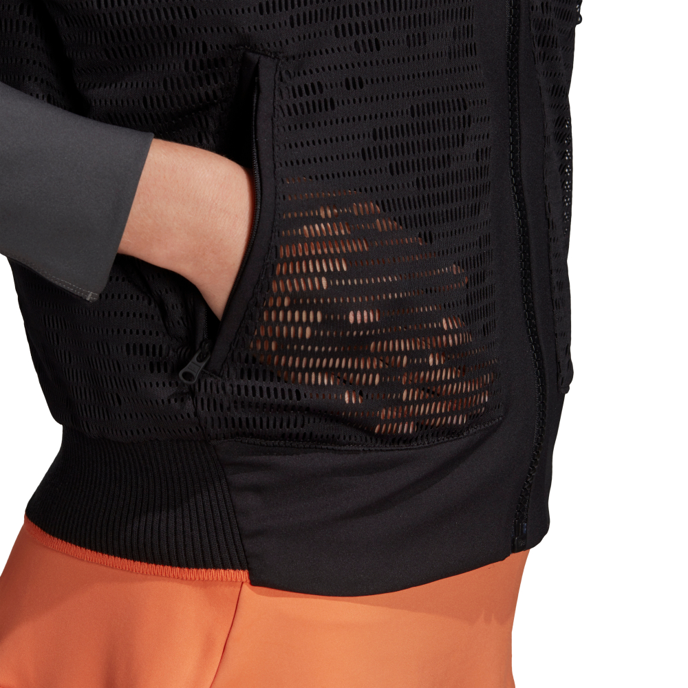 Женская Кофта теннисная Adidas VRCT Primeblue Jacket Women - серый