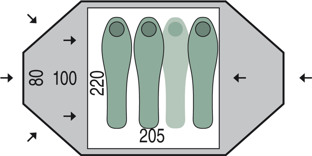 Палатка Pinguin Taifun 3