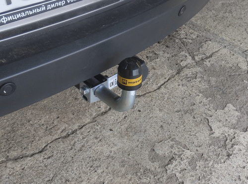 Фаркоп Motodor Volkswagen Tiguan, Skoda Kodiaq, Yeti, Audi Q3 (оцинк. Шар) арт.92711-A