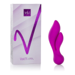 Вибромассажер с лепестками для двойной стимуляции Vr6.5 - 16,5 см. (Цвет: фиолетовый)