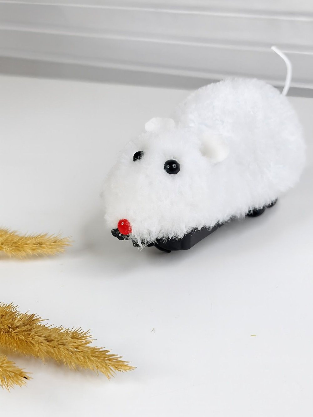 Игрушка Мышь на радиоуправлении цвет белый (202073373)