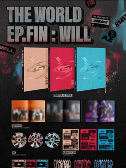 Альбом ATEEZ - THE WORLD EP.FIN : WILL 2nd Album 3 Version SET