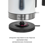 Чайник электрический Pioneer, KE556M, бел, 1.7 л, 2200 Вт, ск нагр элем, металл