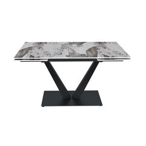 Стол раскладной Malibu (140+40+40), керамика глянцевая Pandora