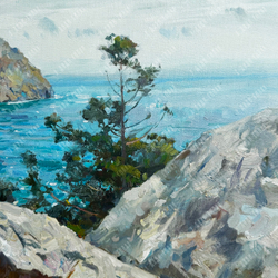 Свиридов С. А. (р. 1964 г.) Симеиз. Холст, масло. Крым, 2022 г.