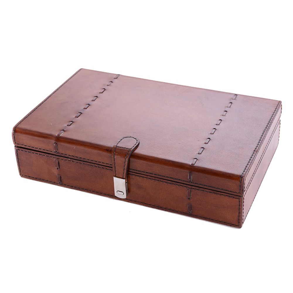 Кожаная шкатулка "Леди Ди"