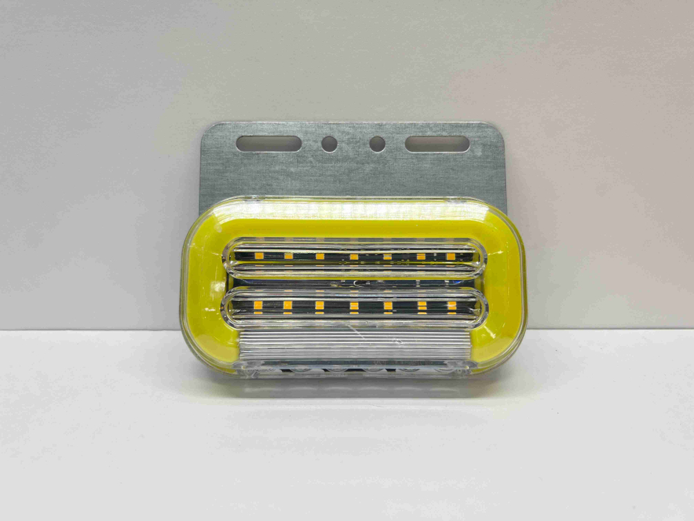 12V / Боковые Светодиодные габаритные фонари, 12 вольт, желтый, ДинаВайт (за 1 шт.) -
