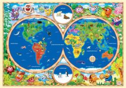 Забавная кругосветка 194x136 см, люкс