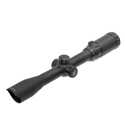 Оптический прицел Leapers 3-9x32 Hunter Scope, сетка тонкий крест с 2-х цветной подсветкой + кольца на 11мм (SCP-U392RGD)