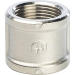 Муфта STOUT SFT 0006 - 3/4" (для стальных труб, латунь никелированная)