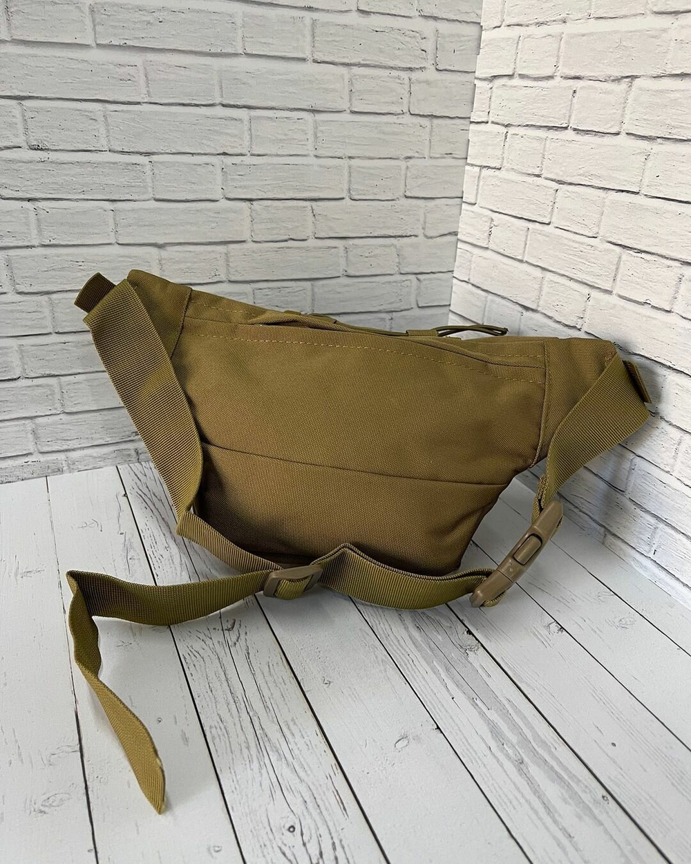 Тактическая поясная сумка / песок