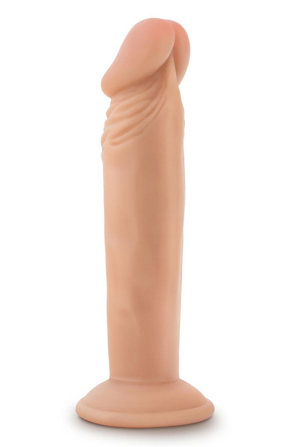 Телесный фаллоимитатор-реалистик 6 Inch Posable Dildo - 16,5 см.